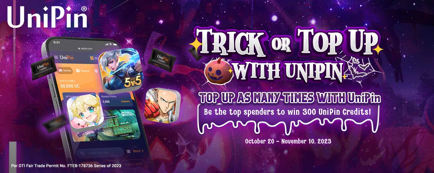 Trick-Or-Top Up Party with UniPin! (PH)